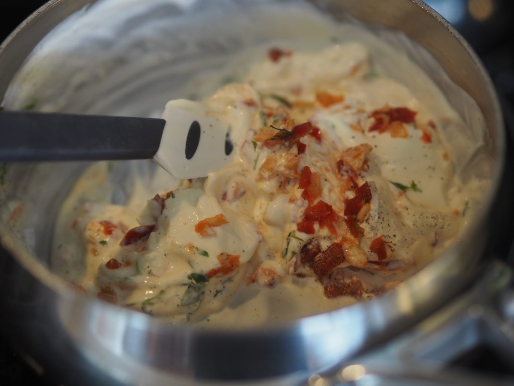 Saus laget på creme fraishe