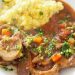 Osso buco klar til å spises