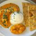Chicken tikka masala klar til å spises