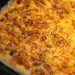 Ferdig stekt fløtepizza klar til servering